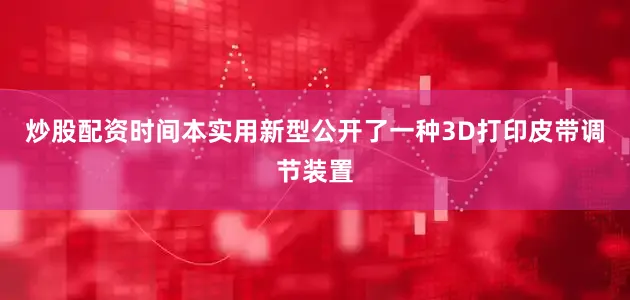 炒股配资时间本实用新型公开了一种3D打印皮带调节装置